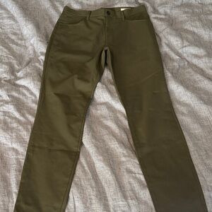 7 For All Mankind Olive Chinos